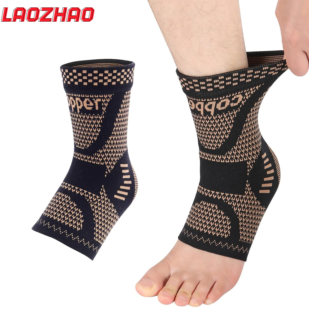 Ankle Brace Sock - 2PCS Copper Ankle Brace Support for