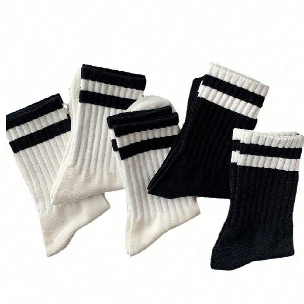 5-Pack Men's Striped Crew Sock - Cotton Crew Sock Pack reseña y precio