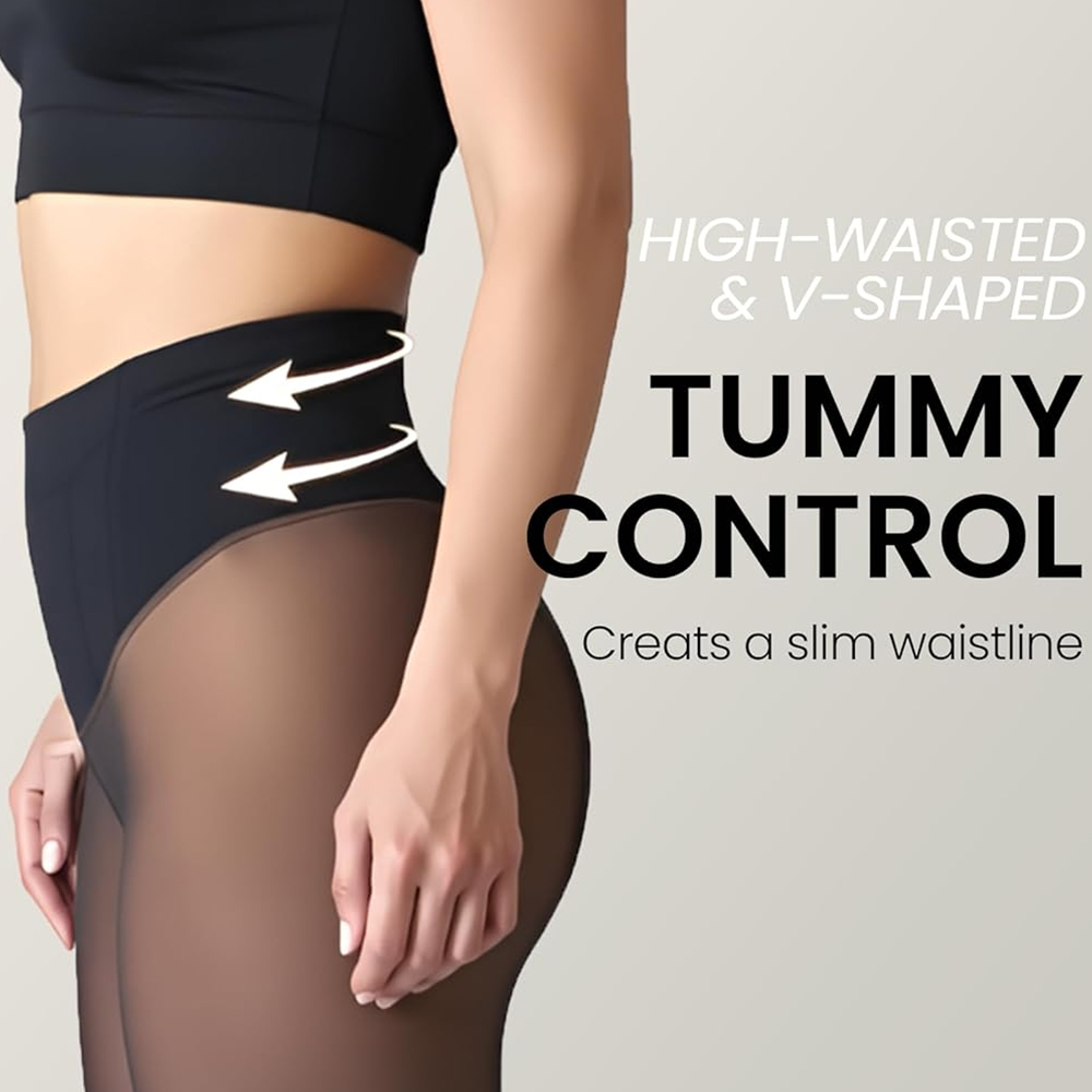 One Seam Fleece Lined Tights S - Tights Pantyhose Sheer reseña y precio