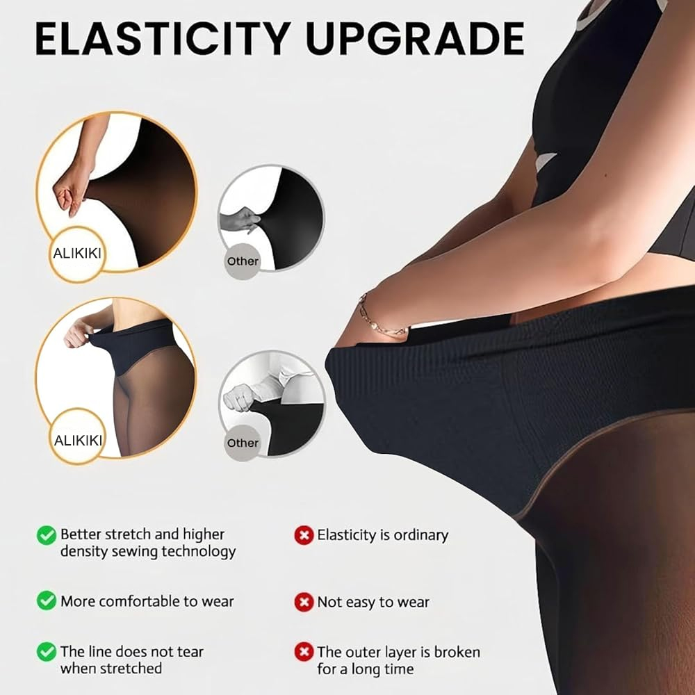 One Seam Fleece Lined Tights S - Tights Pantyhose Sheer reseña y precio