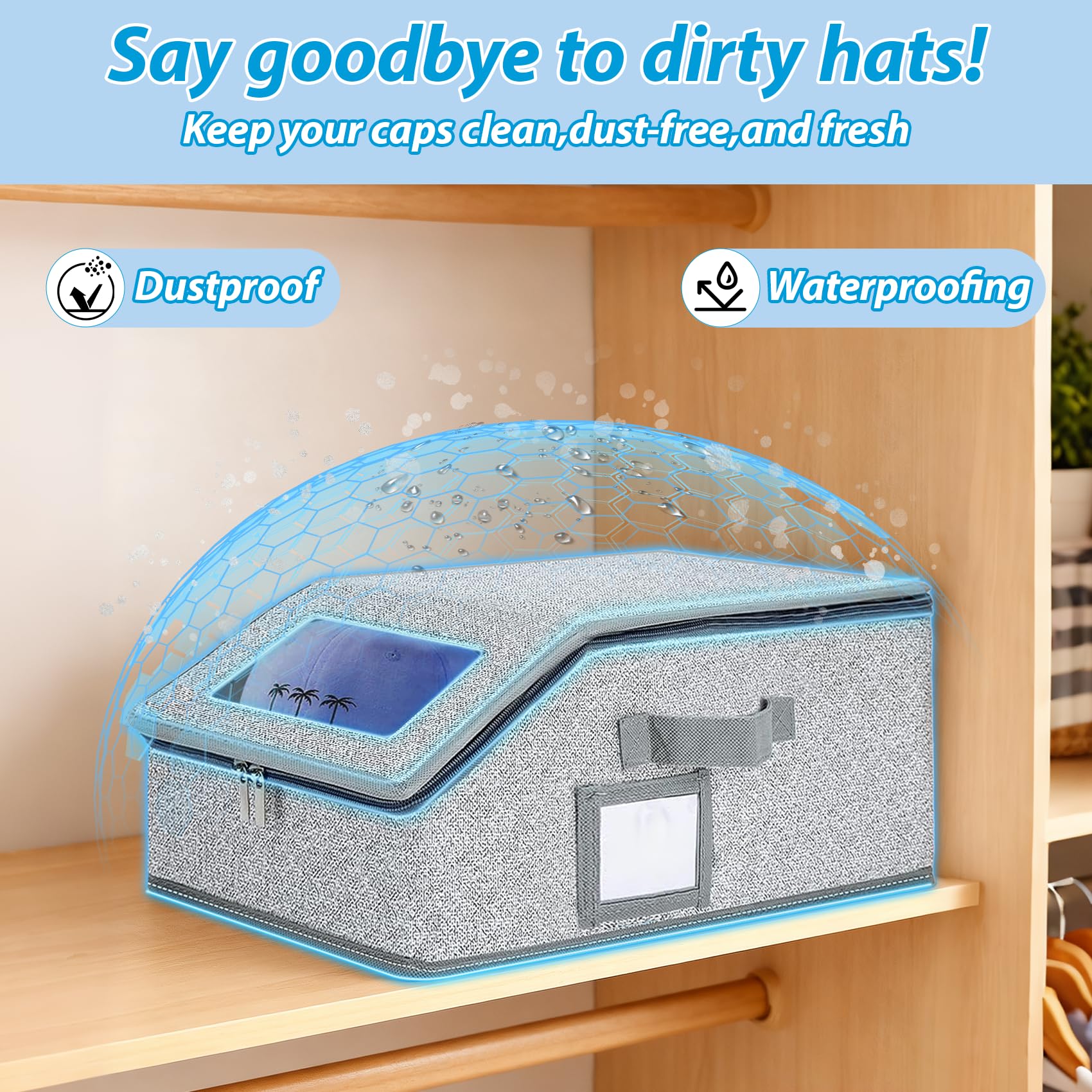 Foldable Zipper Baseball Cap S - Sock Organizer Tray reseña y precio