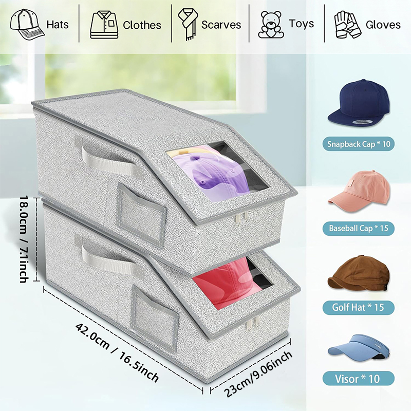 Foldable Zipper Baseball Cap S - Sock Organizer Tray reseña y precio