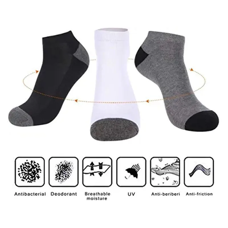 2026 Men's Color Block Boat So - Ankle Sock Low Cut reseña y precio
