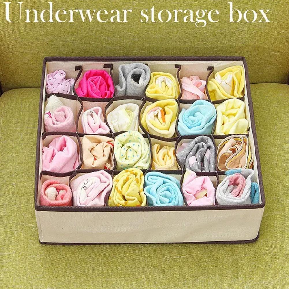 Foldable Closet Drawer Organiz - Sock Organizer Tray reseña y precio