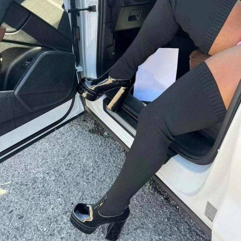 Women Boots Platform Over The  - Knee High Sock Women reseña y precio
