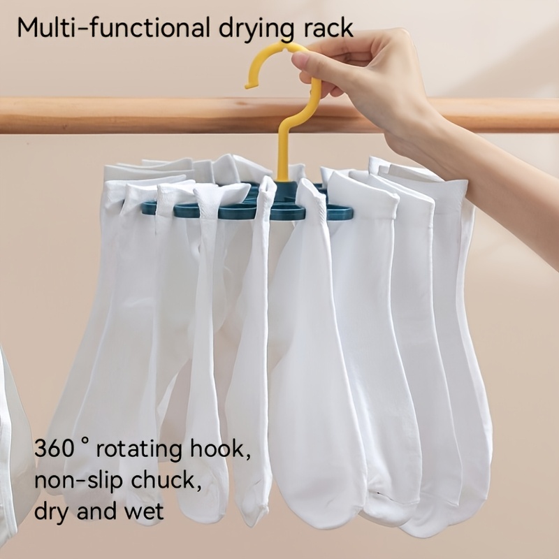 Round Drying Rack Large Capaci - Sock Organizer Tray reseña y precio