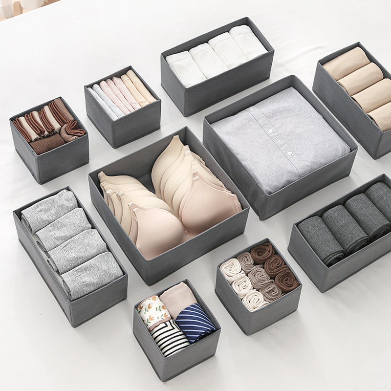 Drawer Organizer Non-woven Fab - Sock Organizer Tray reseña y precio