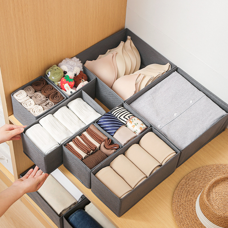 Drawer Organizer Non-woven Fab - Sock Organizer Tray reseña y precio