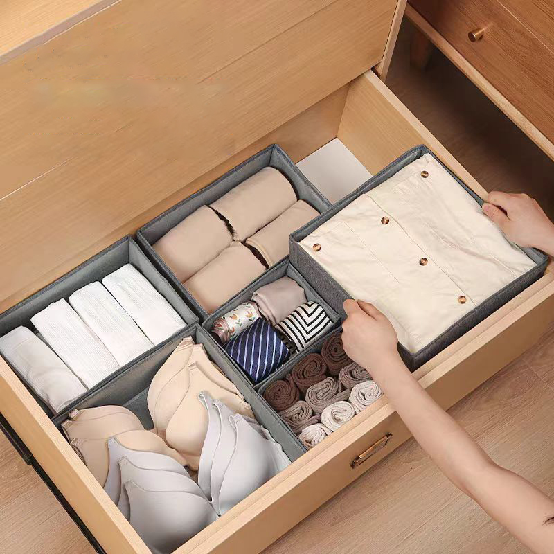 Drawer Organizer Non-woven Fab - Sock Organizer Tray reseña y precio