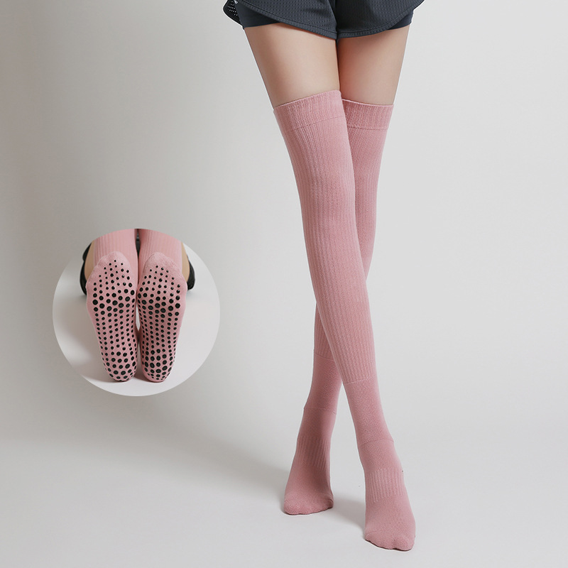 Women Non-slip Yoga Socks Long - Grip Sock Yoga reseña y precio