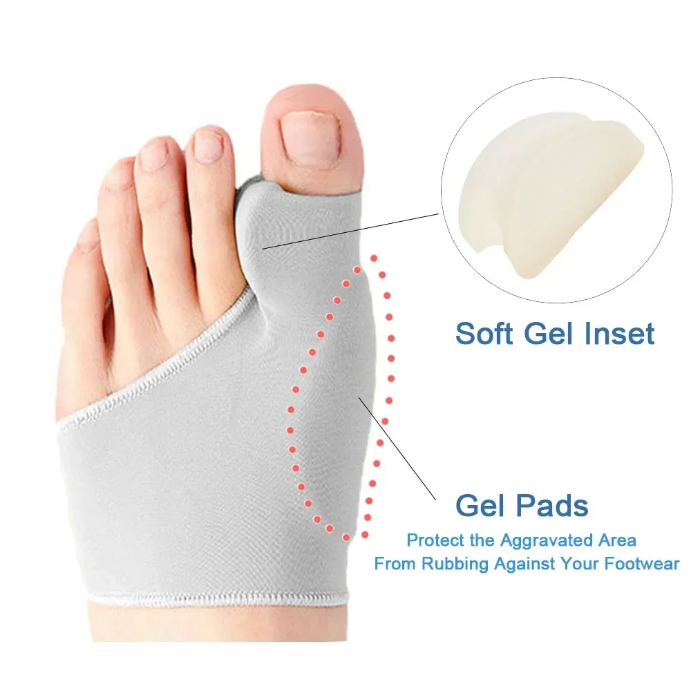 1/2Pair Toe Separator Hallux V - Ankle Brace Sock reseña y precio