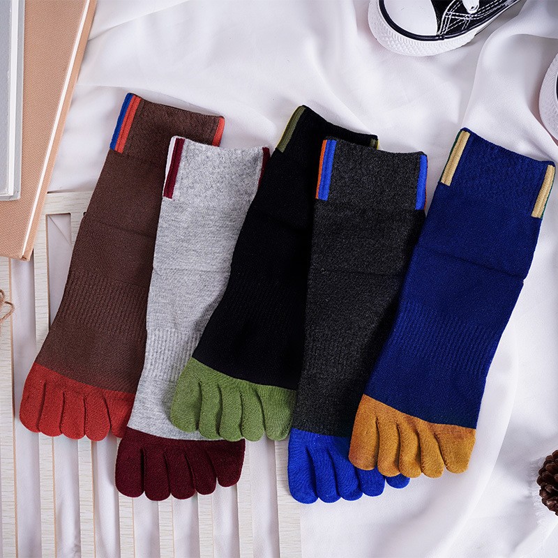 5 Pair Men's Casual Five-Toe C - Toe Sock Split reseña y precio