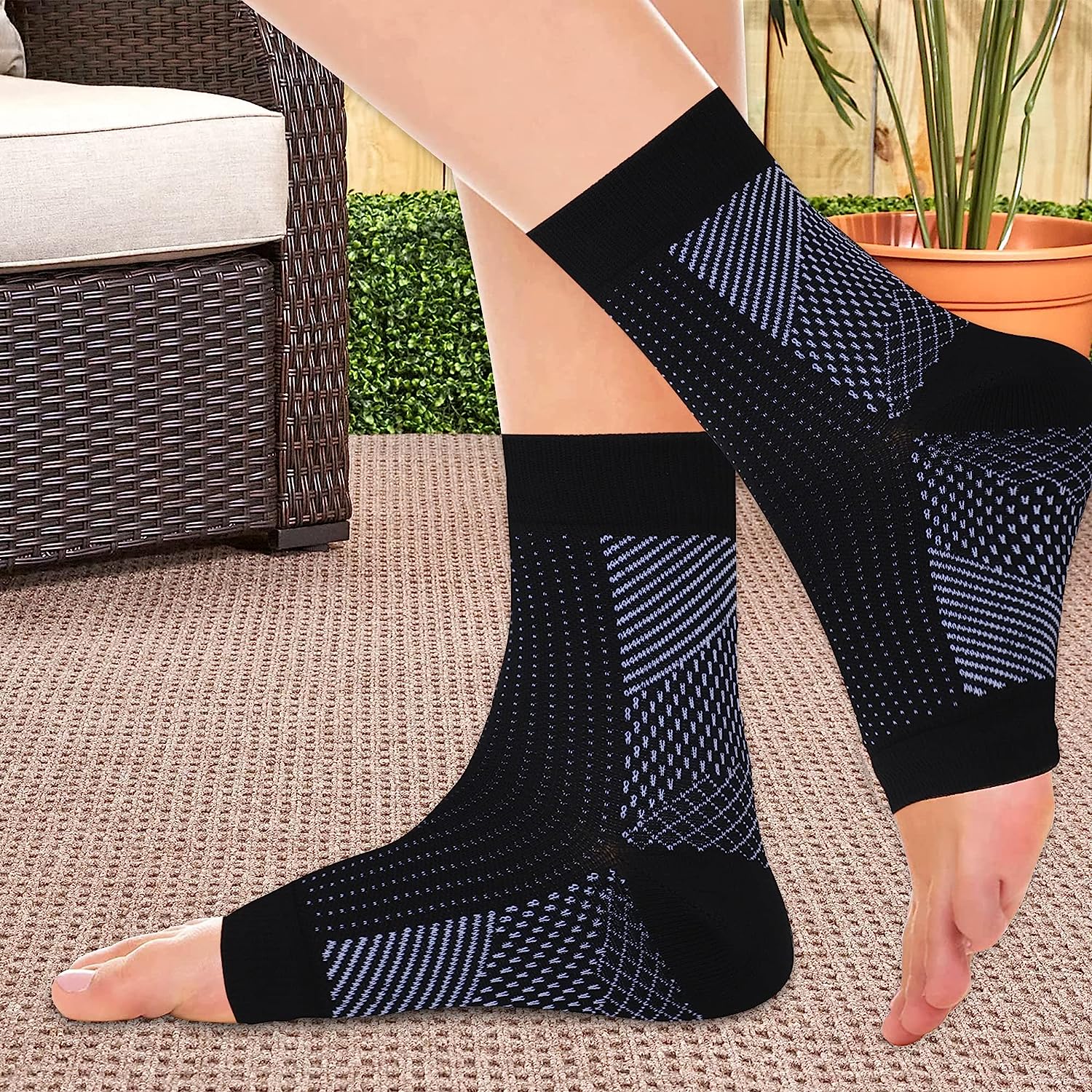 1Pair Ankle Brace Compression  - Ankle Brace Sock reseña y precio