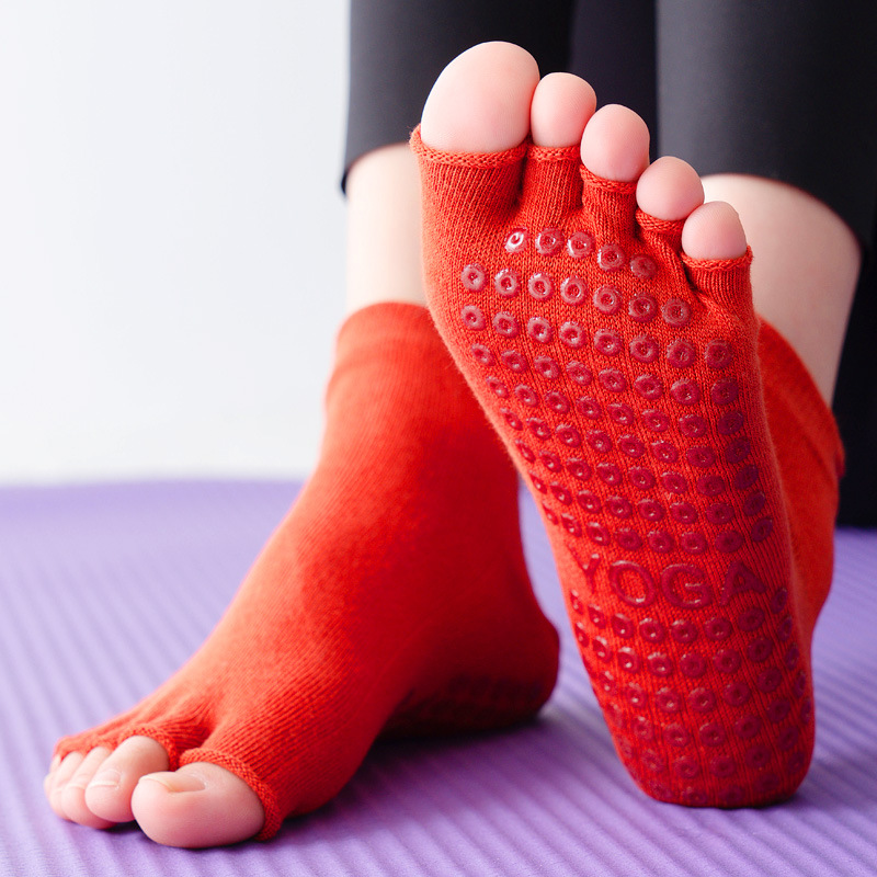 Yoga Socks Half Toe Anti-Slip  - Grip Sock Yoga reseña y precio