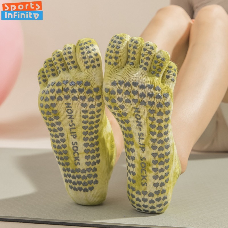 New Non Slip Tie Dye Five Fing - Toe Sock Split reseña y precio