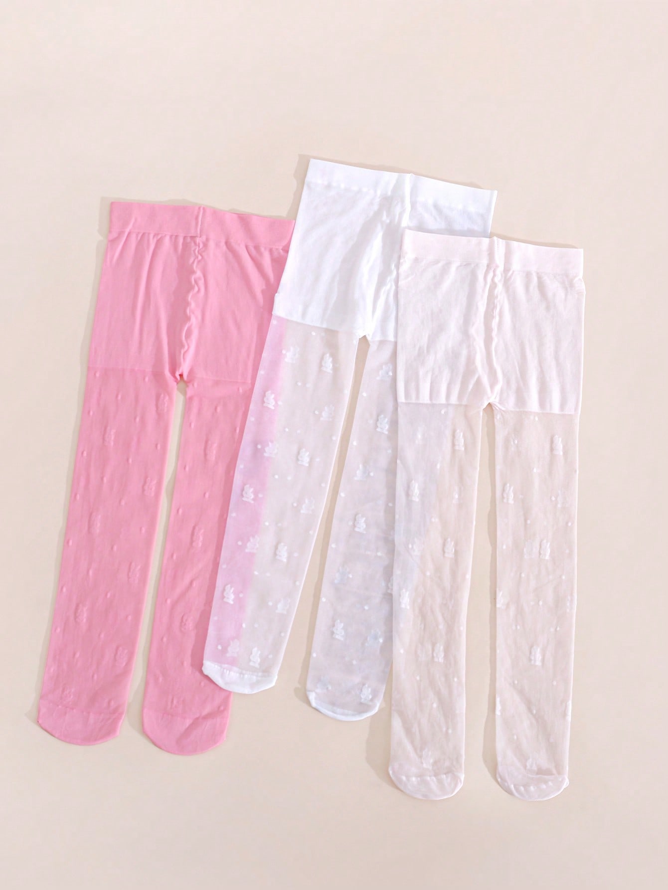 3Pack Girls Rabbit Print Tight - Tights Pantyhose Sheer reseña y precio