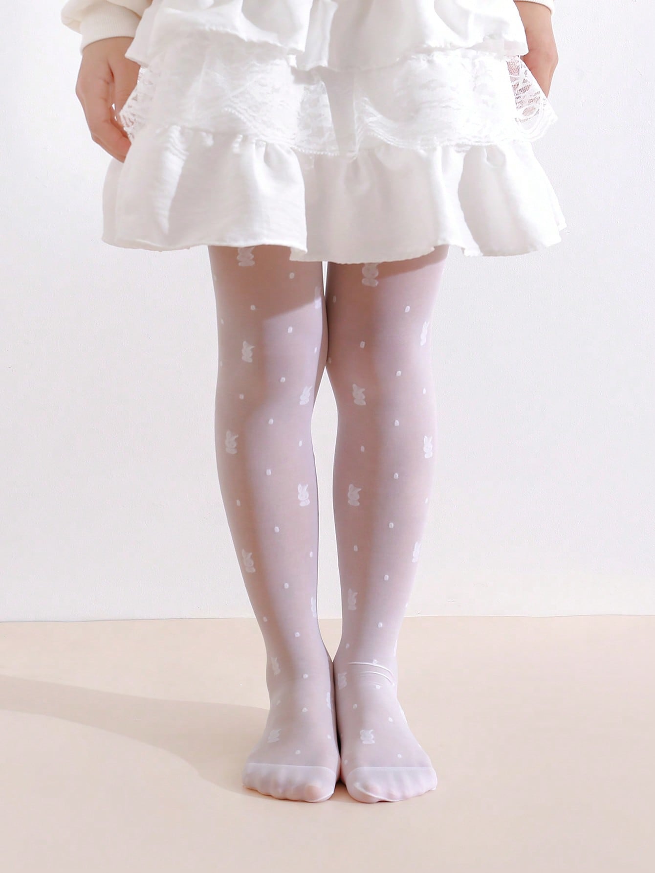 3Pack Girls Rabbit Print Tight - Tights Pantyhose Sheer reseña y precio