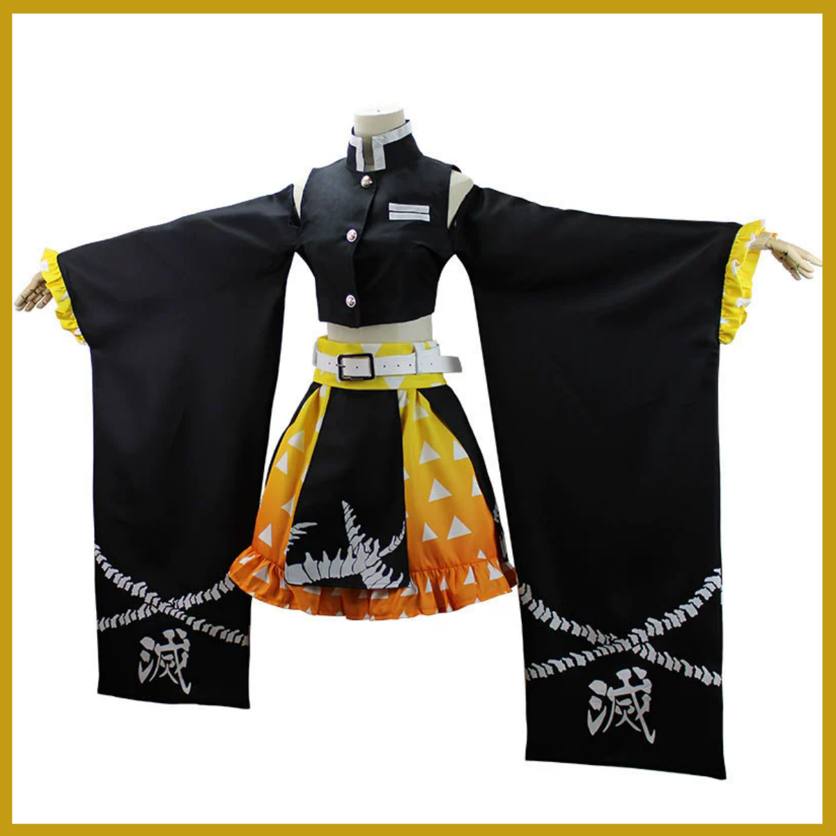 Anime Agatsuma Zenitsu Cosplay - Dress Sock Men reseña y precio