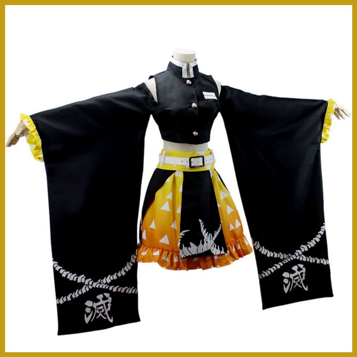 Anime Agatsuma Zenitsu Cosplay - Dress Sock Men reseña y precio