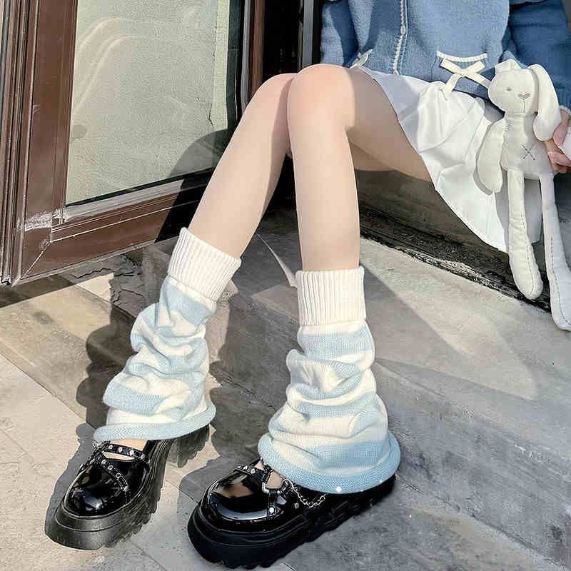 Y2K Striped Leg Warmers Star R - Boot Sock Slouchy reseña y precio