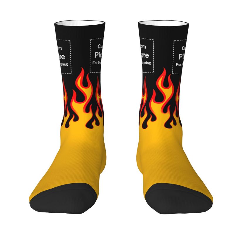 Personalized Custom Photo Logo - Dress Sock Men reseña y precio