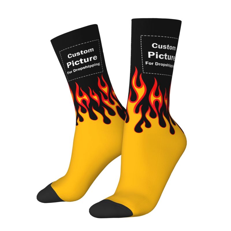 Personalized Custom Photo Logo - Dress Sock Men reseña y precio