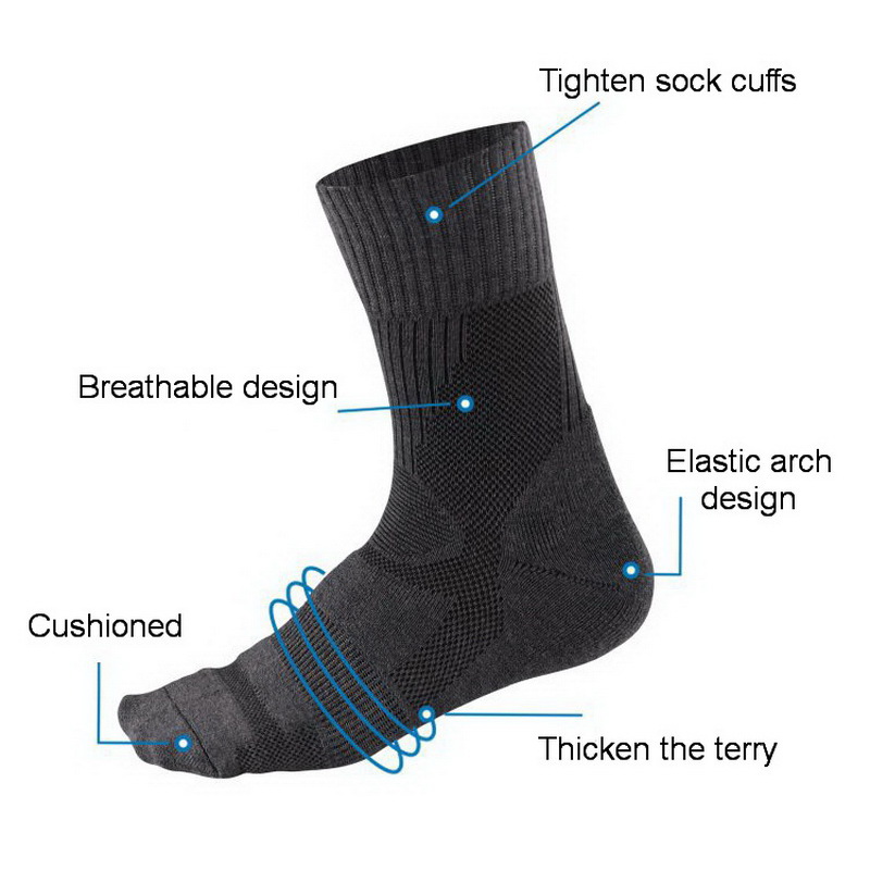 1 Pair Merino Wool Sock Winter - Wool Hiking Sock reseña y precio