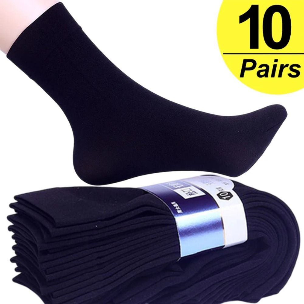 10pairs Casual Breathable Men  - Silk Sock Bamboo reseña y precio