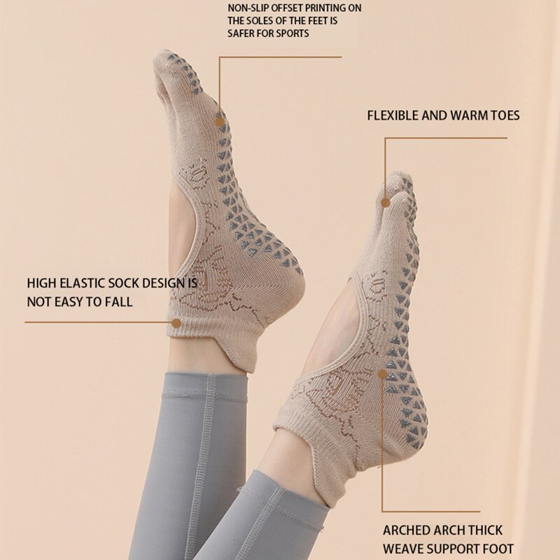 Women Yoga Toe Socks High Qual - Grip Sock Yoga reseña y precio