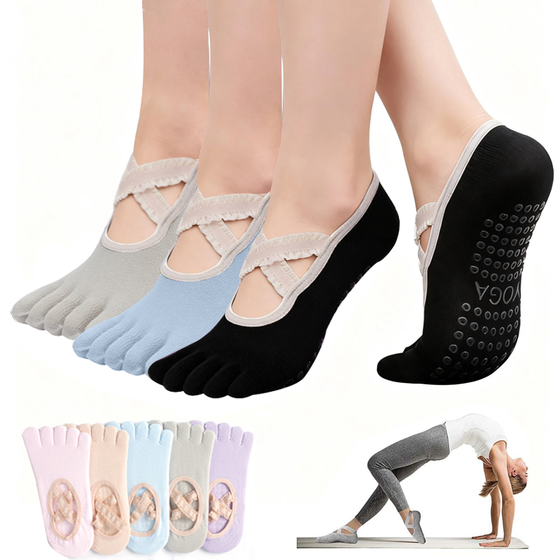 Ladies Non-Slip Pilates Socks  - No Show Sock Women reseña y precio