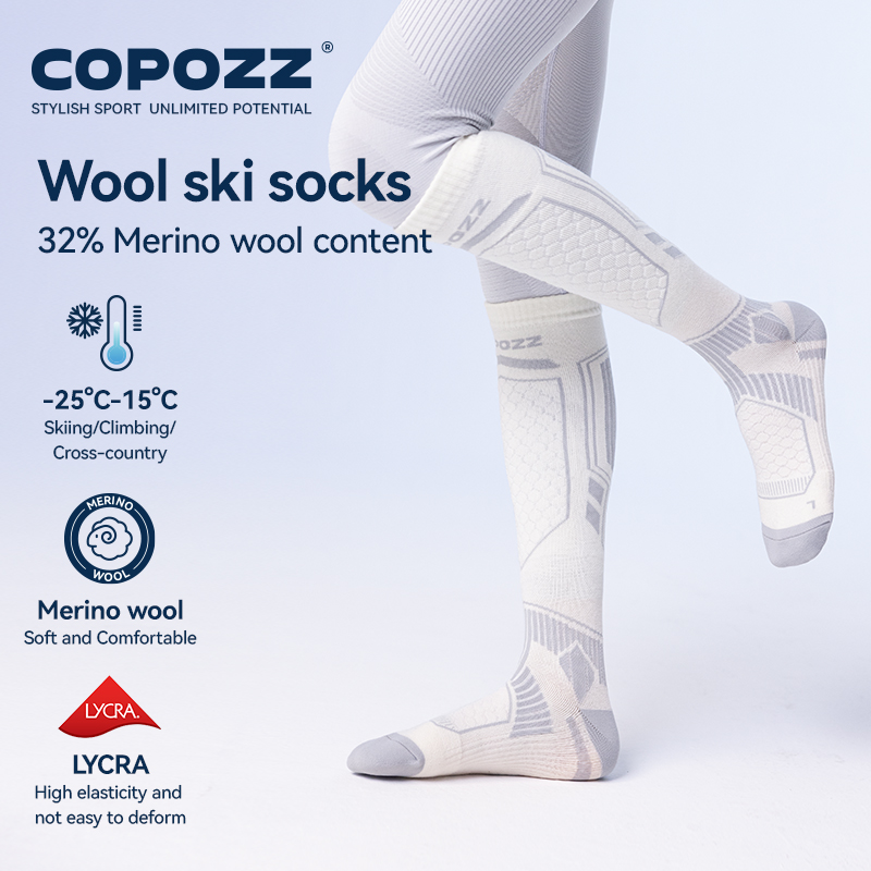 COPOZZ Merino Wool Winter Ski  - Thermal Sock Winter reseña y precio
