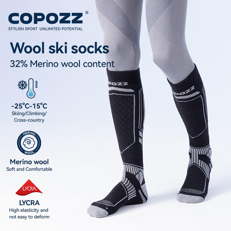 COPOZZ Merino Wool Winter Ski  - Thermal Sock Winter reseña y precio