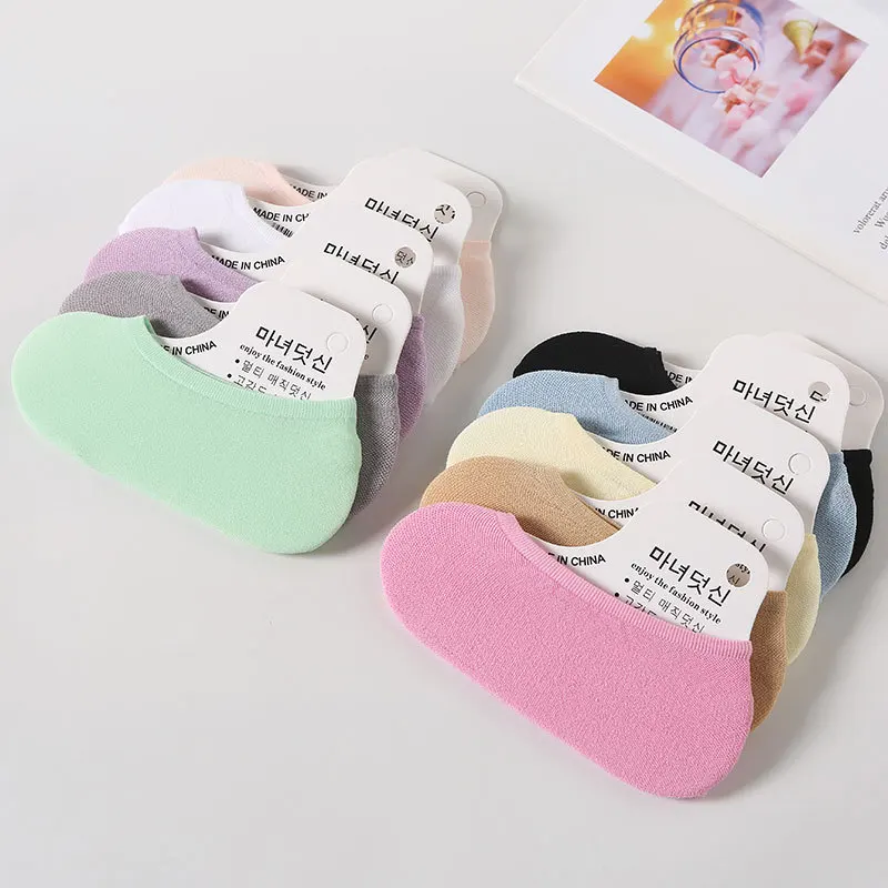 Summer Thin Colorful Girl Invi - Invisibility Sock Loafer reseña y precio