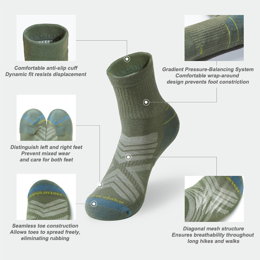 Naturehike Sport Socks Man Soc - Wool Hiking Sock reseña y precio