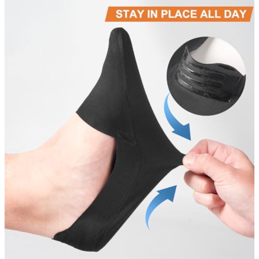 No Show Socks Men Nylon Non Sl - Invisibility Sock Loafer reseña y precio