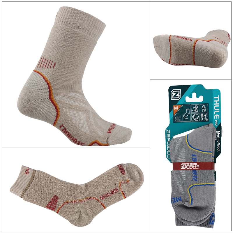 ZEALWOOD Hiking Trekking Men's - Wool Hiking Sock reseña y precio