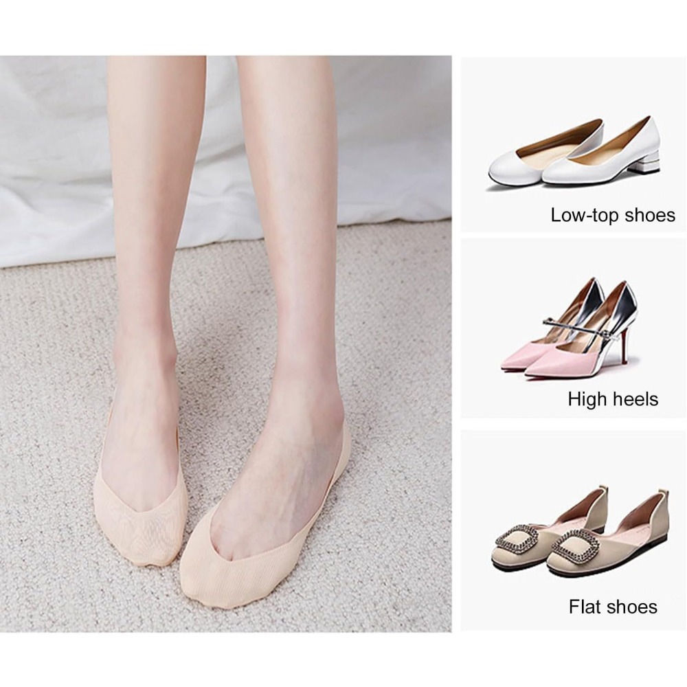 6 Pairs No Show Socks Women An - Invisibility Sock Loafer reseña y precio