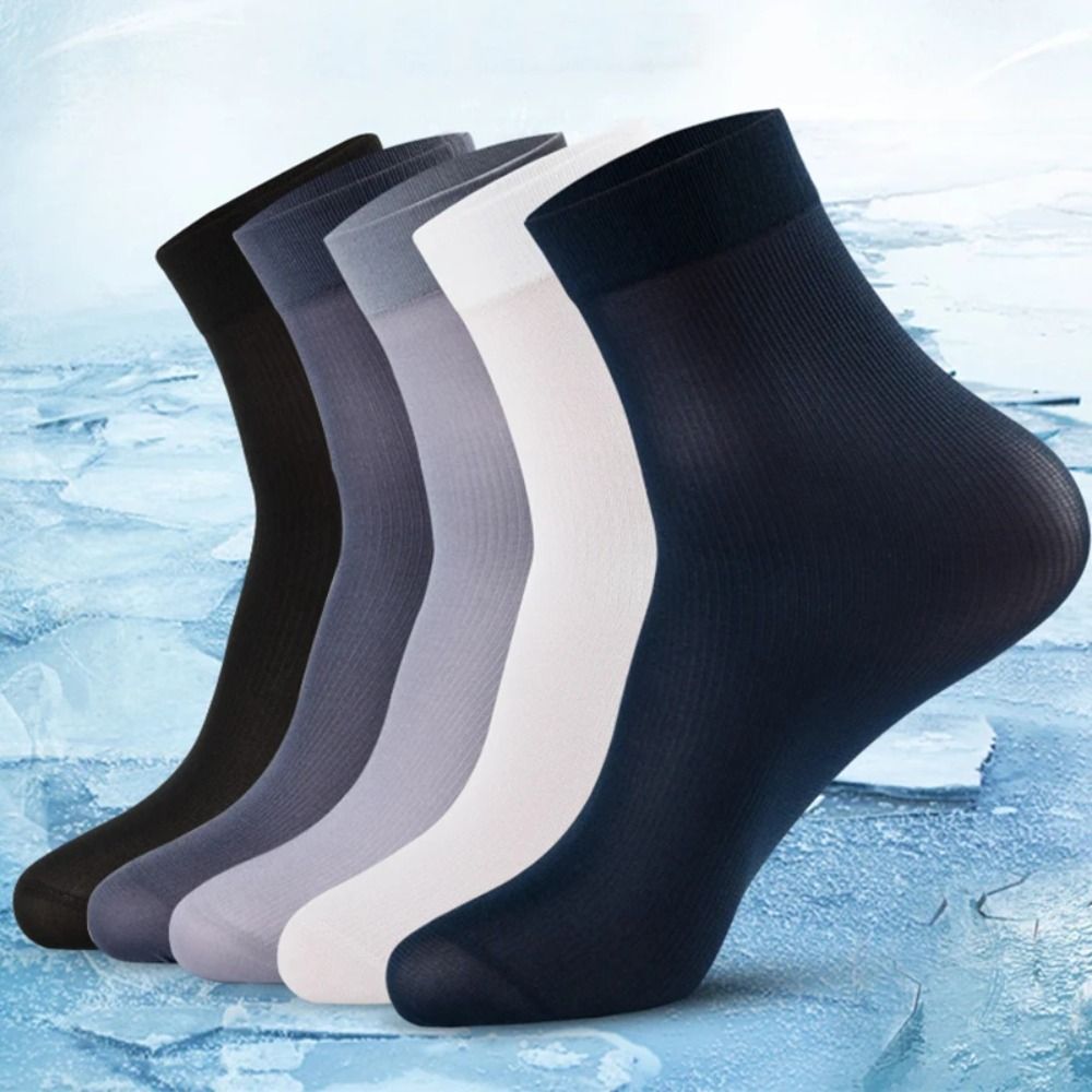 10pairs Men Ice Silk Socks Sum - Silk Sock Bamboo reseña y precio