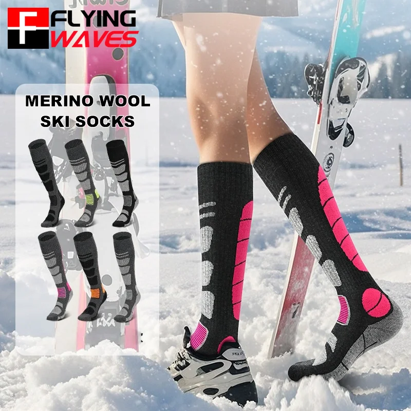 1 Pair Merino Wool Ski Socks M - Thermal Sock Winter reseña y precio