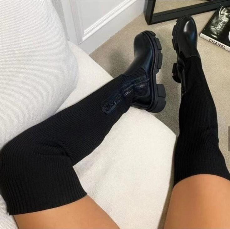Women's Over The Knee Boots St - Knee High Sock Women reseña y precio