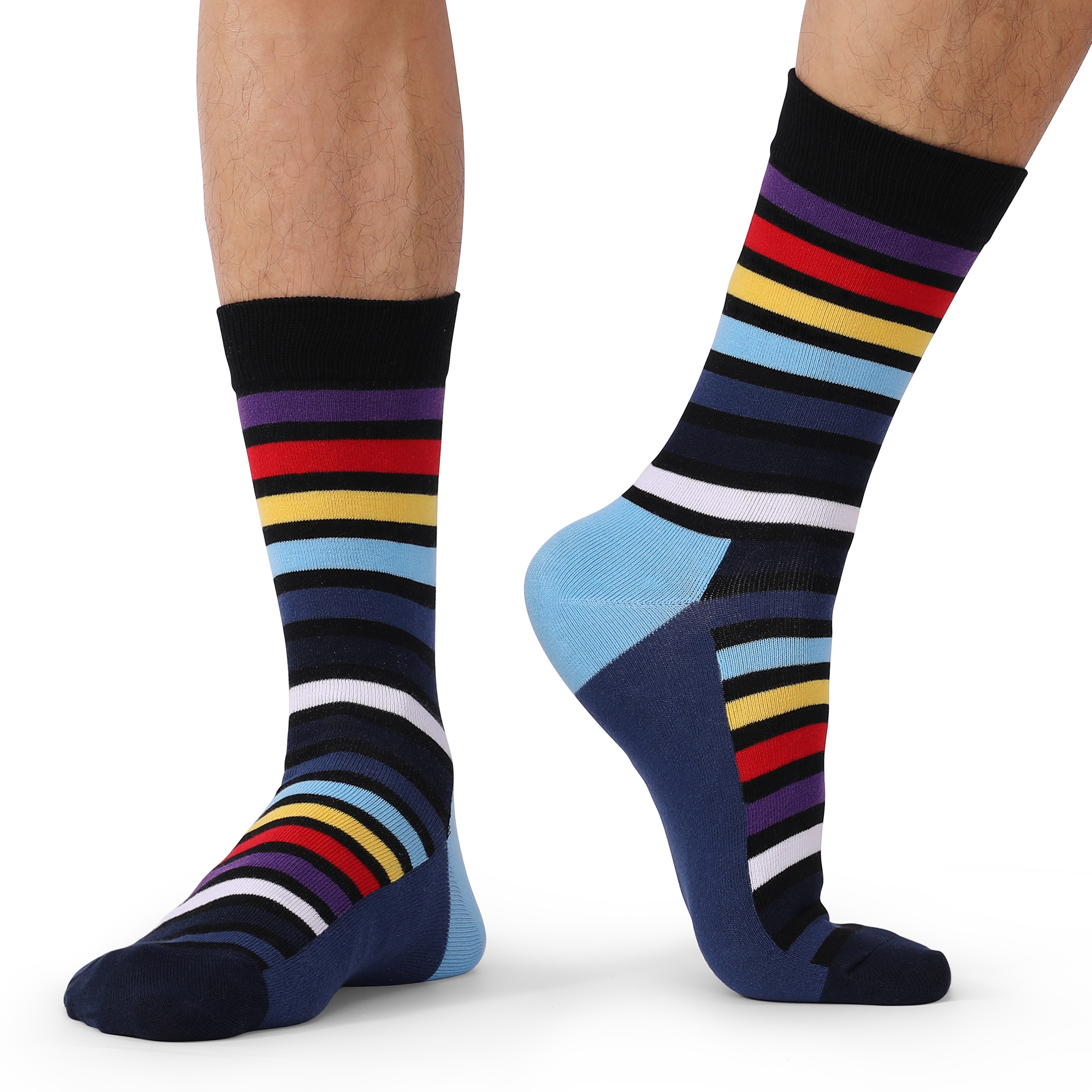 5Pairs Mens Fun Dress Socks, P - Cotton Crew Sock Pack reseña y precio