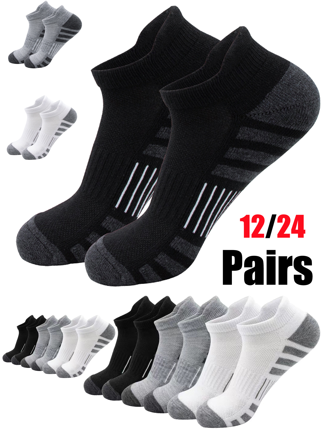 Unisex Low-Cut StepTab Ankle S - Athletic Sock Cushion reseña y precio