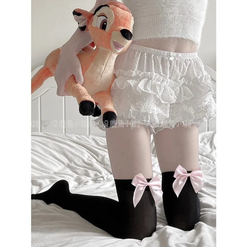 Sexy Women's Hosiery Pink Bow  - Thigh High Sock Stay Up reseña y precio