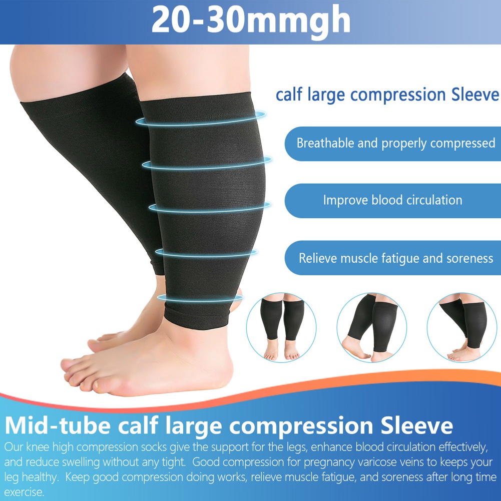 1 Pair Fitness Running Compres - Compression Sleeve Calf reseña y precio