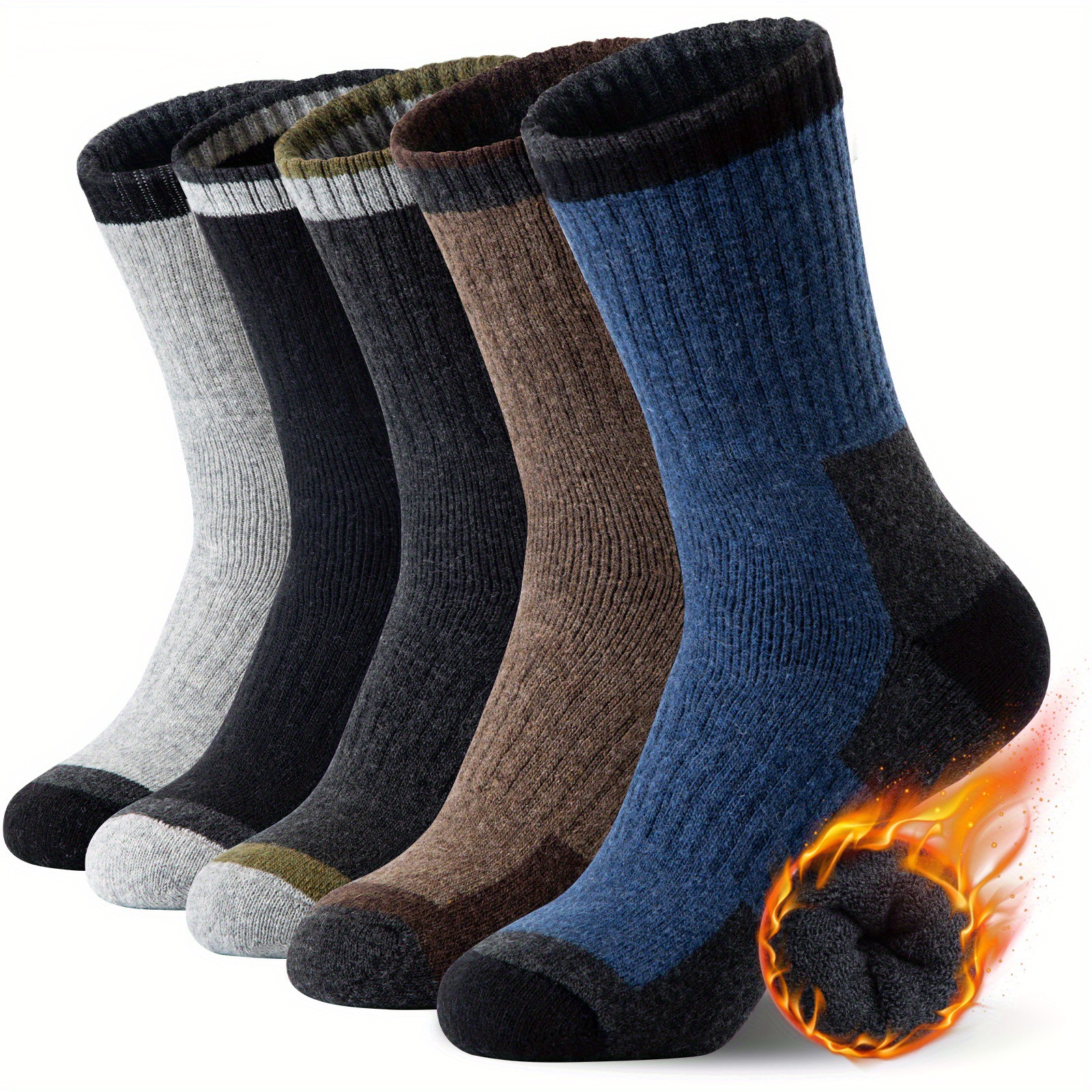 Winter Merino Wool Socks Thick - Wool Hiking Sock reseña y precio