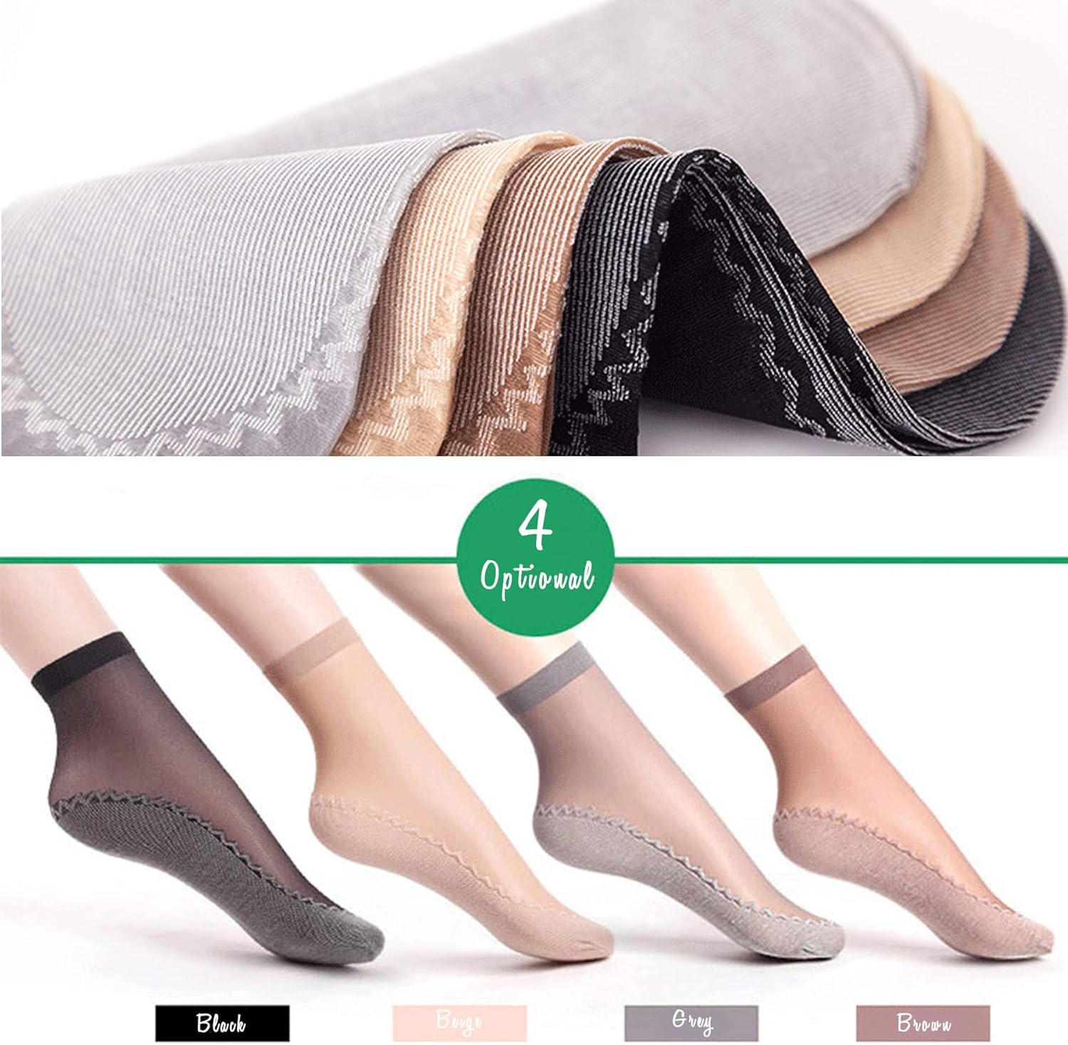 10/20 Pairs Silky Nylon soft & - Silk Sock Bamboo reseña y precio