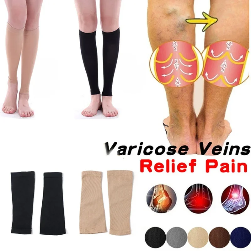 1/2Pairs Varicose Vein Medical - Compression Sleeve Calf reseña y precio