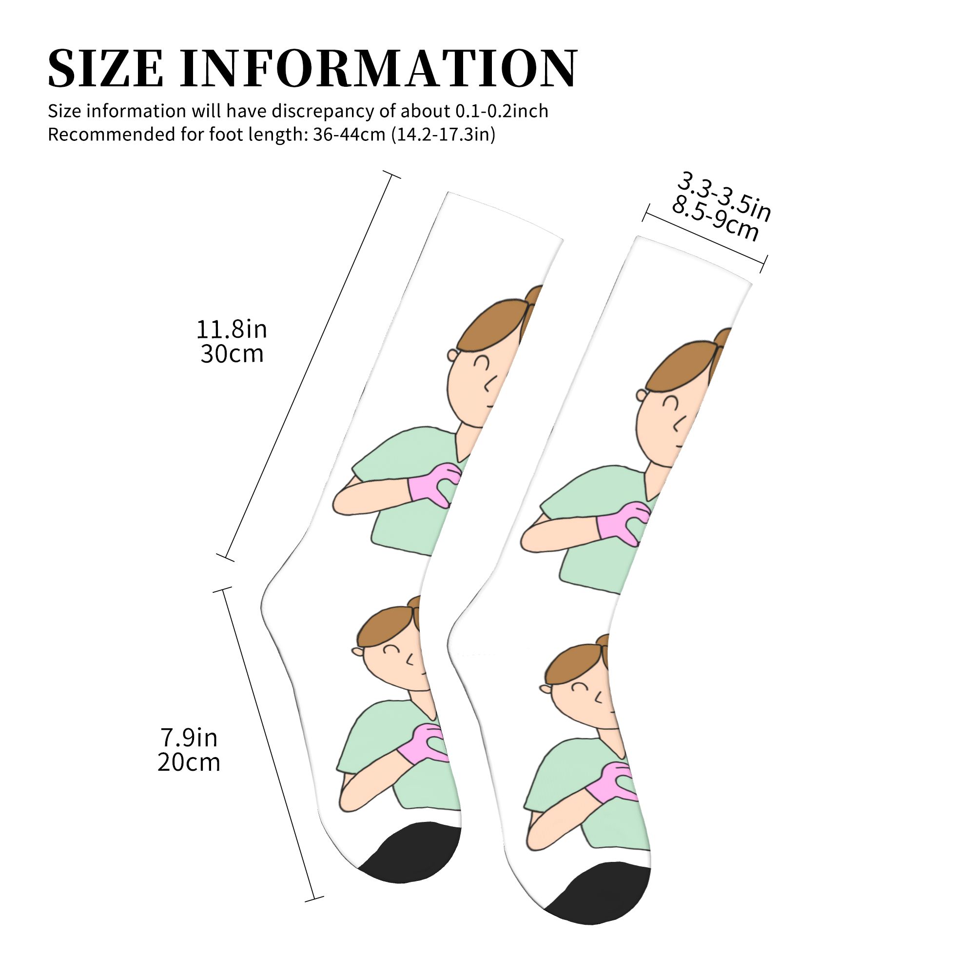 Harajuku Doctor Nurse Medical  - Compression Sock Medical reseña y precio
