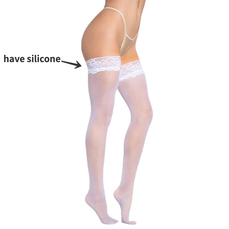 3 Pair Silicone Stockings Wome - Thigh High Sock Stay Up reseña y precio