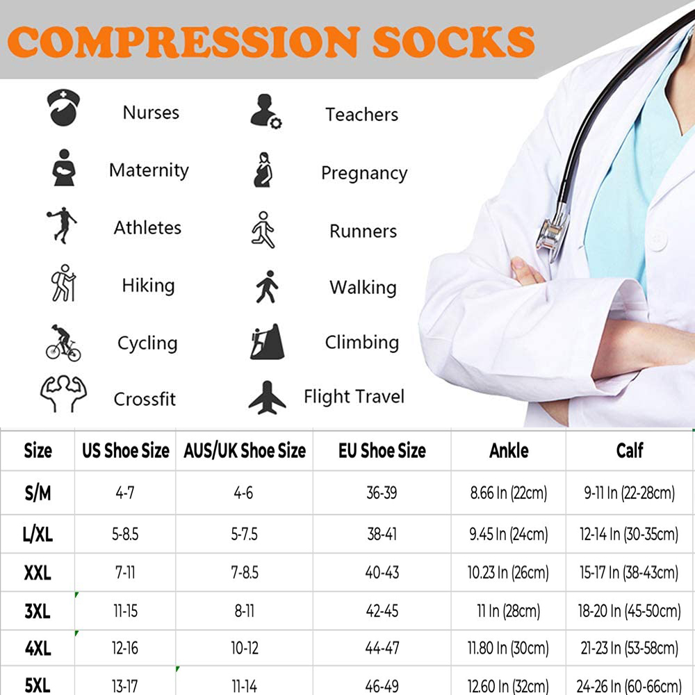 Brothock 3 Pairs For Dropshipp - Compression Sock Medical reseña y precio